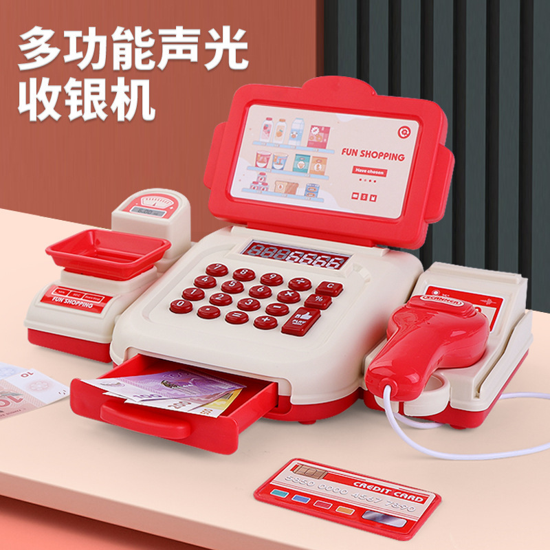 Toy Cash Register - Kids Pretend Play Cash Register Toy