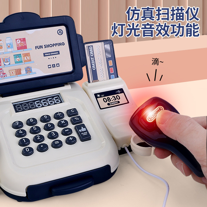 Kids Pretend Play Cash Registe - Toy Cash Register recension och pris