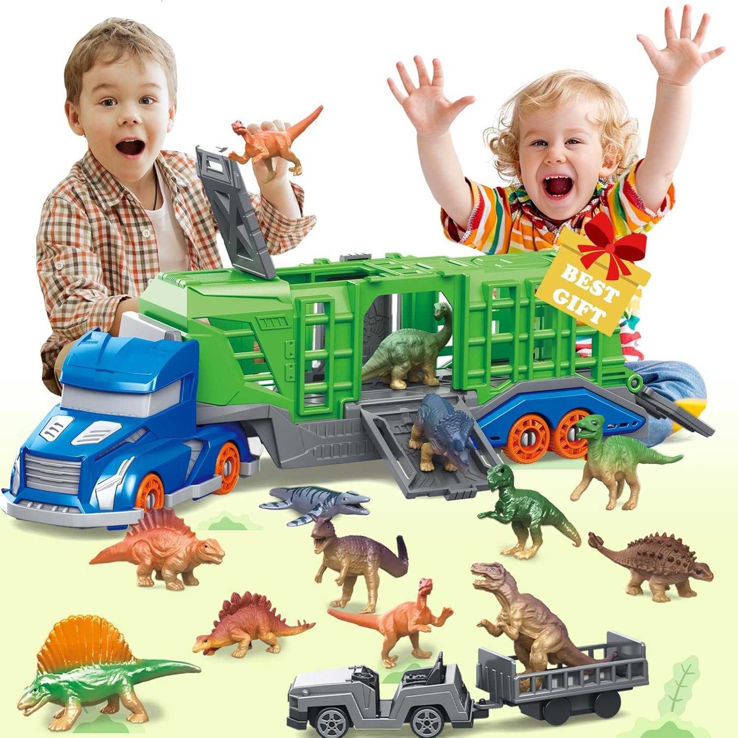 Dinosaur Animal Transport Vehi - Kids Toys 3 Year Old recension och pris