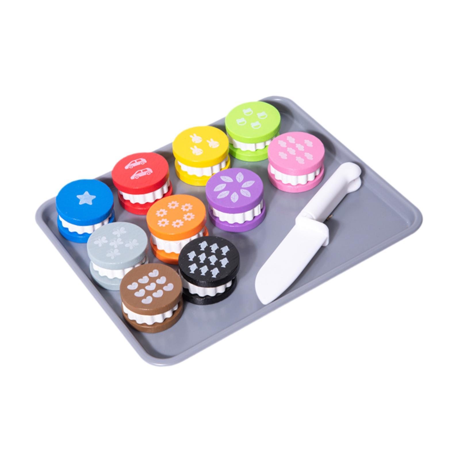 Wooden Toy Food Cookie Playset - Kids Toys Kitchen Set recension och pris