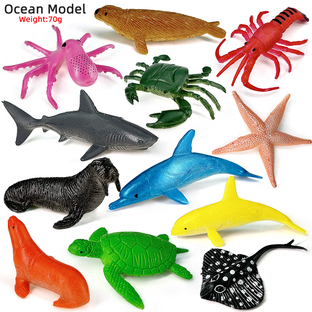 12pcs Ocean Sea Life Set Anima - Kids Toys 3 Year Old recension och pris