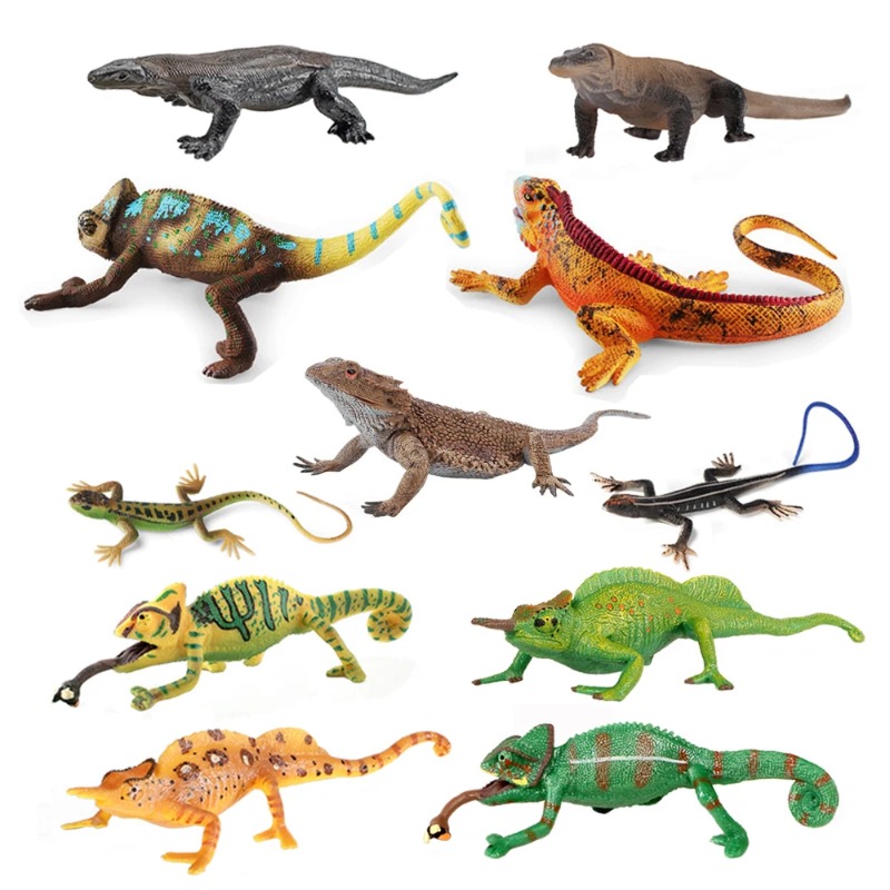 Iguana Lizard Figures Chameleo - Kids Toys Reviews recension och pris