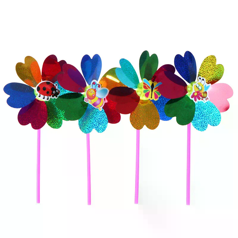 Colorful Sequins Windmill Wind - Kids Yard Toys recension och pris